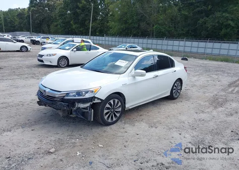 2017 Honda Accord Hybrid Ex-L from USA, damaged, VIN JHMCR6F56HC011456